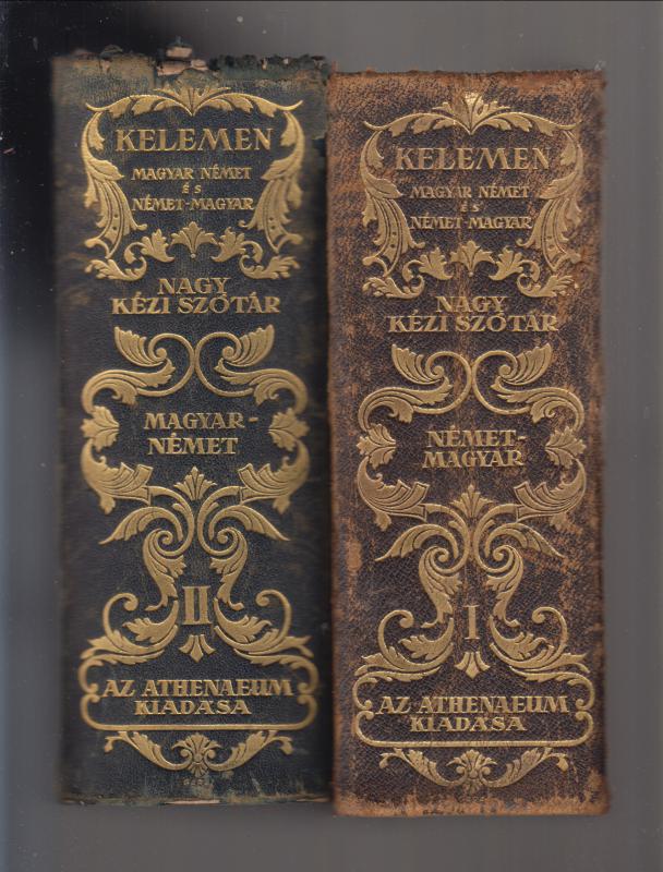 Kelemen Béla (szerk.) : Magyar-német és német-magyar nagy kézi szótár I-II.