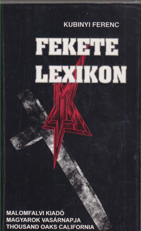 Kubinyi Ferenc : Fekete lexikon