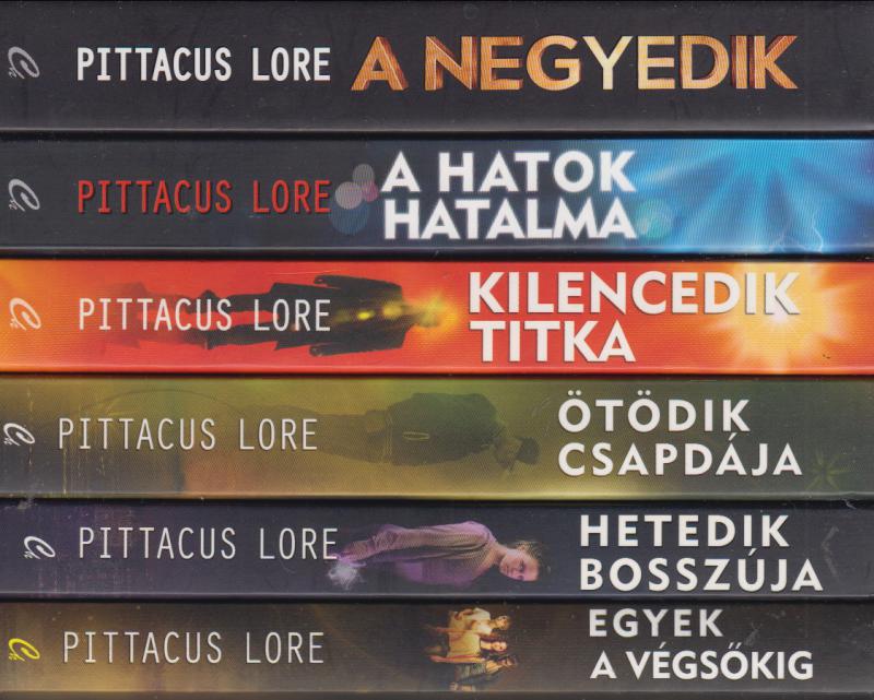 Pittacus Lore : LORIENI KRÓNIKÁK  1-5, 7.    ( 6 kötet)  nem teljes !