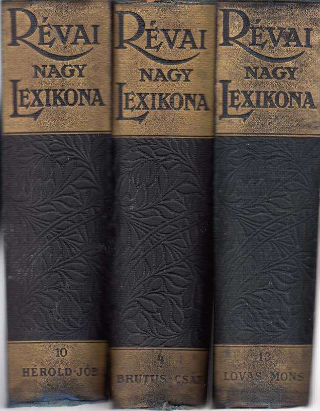 RÉVAI NAGY LEXIKONA I. - XX.
