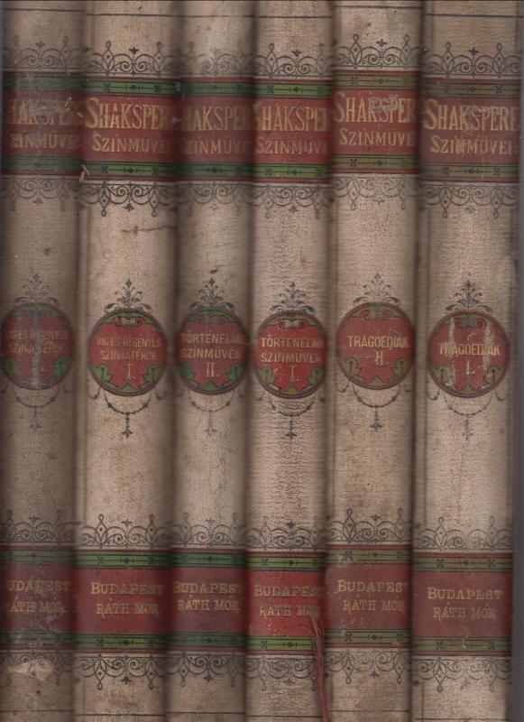 Shakspere színművei  I-VI.