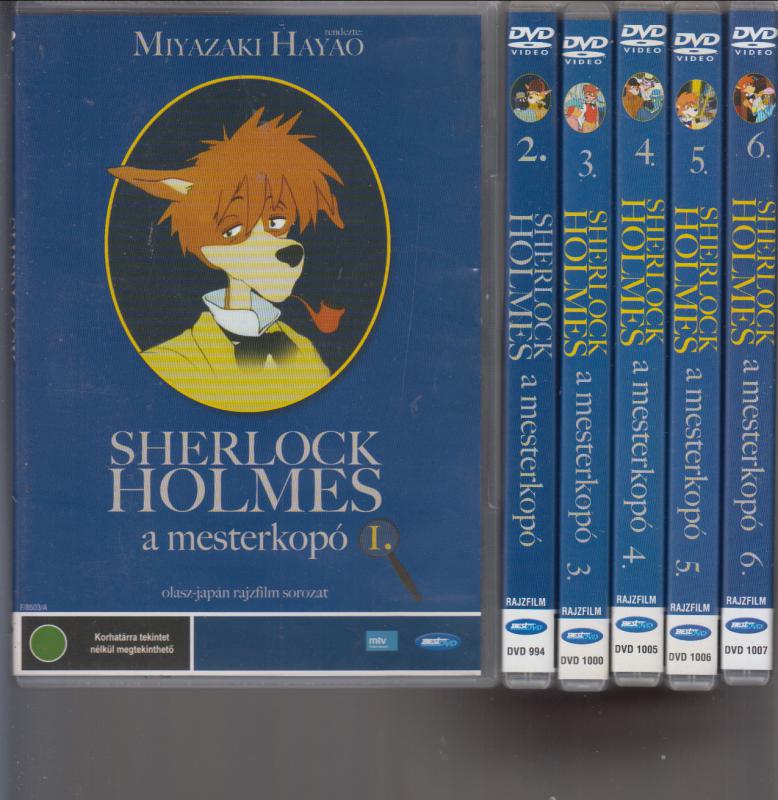 Sherlock Holmes, a mesterkopó  DVD  1-6.