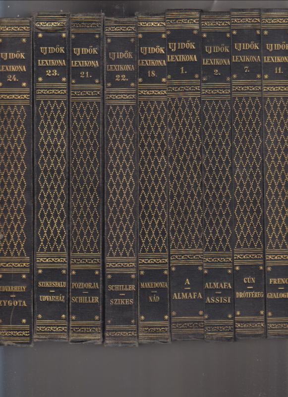 Singer És Wolfner   Uj idők lexikona I-XXIV.