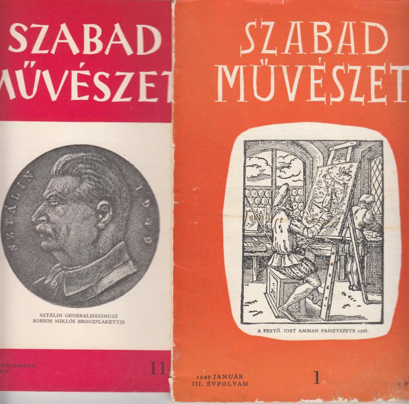 SZABAD MŰVÉSZET - A "Képzőművészet barátainak köre" folyóirata