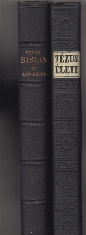 Szent Biblia - Újszövetségi Szentírás - A Vulgata szerint +  P. Didon : Jézus élete  ( 2 db  könyv)