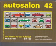 Autosalon in Buchform Modelle 1987 – Buch gebraucht kaufen  ( autosalon 42 )