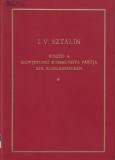 I. V. Sztálin  --  BESZÉD A SZOVJETÚNIÓ KOMMUNISTA PÁRTJAXIX. KONGRESSZUSÁN