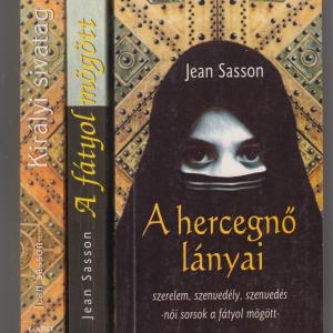 Jean Sasson  :  A fátyol mögött + Királyi sivatag + A hercegnő lányai  ( 3 db könyv)