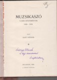 Sajó Sándor : MUZSIKASZÓ -- újabb költemények 1920-24  (dedikált)