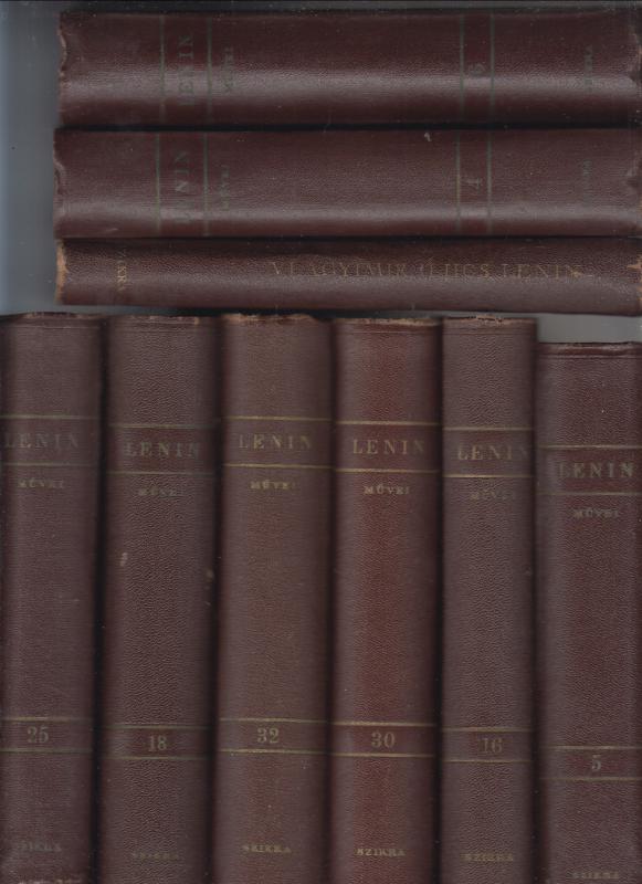 V. I. Lenin  :   V. I. Lenin művei 1-35.  +  V: I. LENIN rövid életrajz (36 kötet)