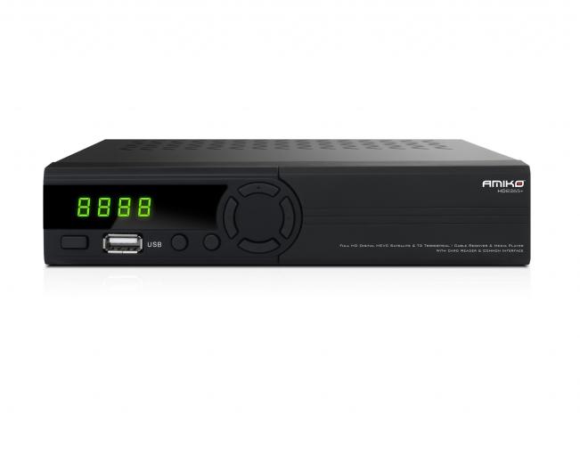 AMIKO HD8265+ MŰHOLDAS ÉS T2 FÖLDI/KÁBELES BELTÉRI EGYSÉG
