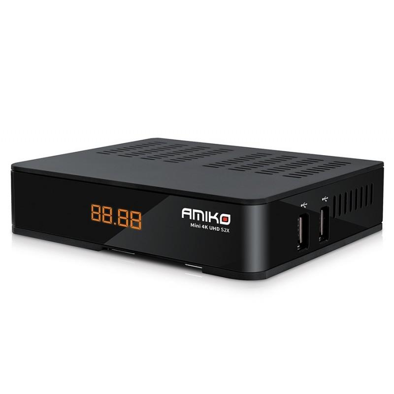 AMIKO MINI 4K UHD S2X MŰHOLDVEVŐ BELTÉRI EGYSÉG ÉS MÉDIALEJÁTSZÓ