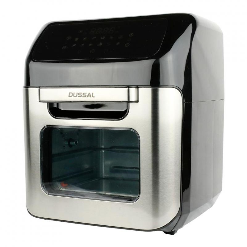 DUSSAL Air Fryer forrólevegős sütő, 12 liter, 1800 W (GLA-1006)