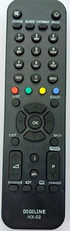 EREDETI TÁVIRÁNYÍTÓ DIGI TV (ONE) HUMAX Digiline HX-02 BELTÉRI EGYSÉG