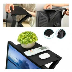 Állítható műanyag TV és monitor tartó polc