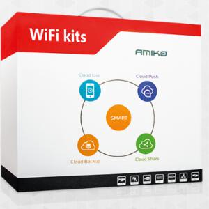 Amiko WIFI KIT - 4800 4 kamerás vezeték nélküli megfigyelőrendszer (2MP, 9CH NVR)