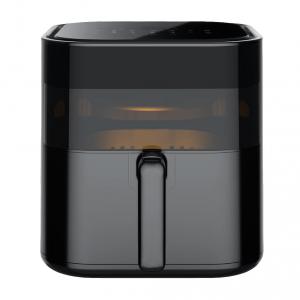 DUSSAL Air Fryer forrólevegős sütő, betekintő ablak, 7,5 liter, 1800 W (GLA-526)