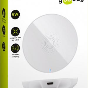 Goobay 59878 5 W, fehér vezeték nélküli töltő