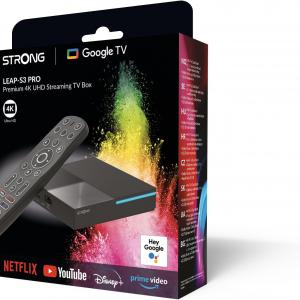 Strong Google TV Box 4K LEAP S3-PRO TV okosító box és media player