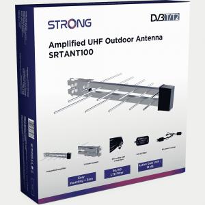 Strong SRT ANT 100 kültéri erősítős MinDig TV logper antenna