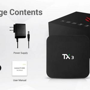 TX3 MAX 8K 4/64 GB Android TV Box és MEDIA PLAYER