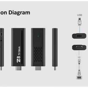Z8 Android TV STICK 2/16 GB TV okosító