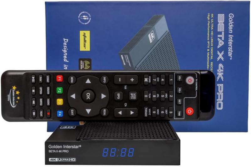 Golden Interstar Beta X 4K PRO Linuxos Ultra HD 4K OTT Media Player