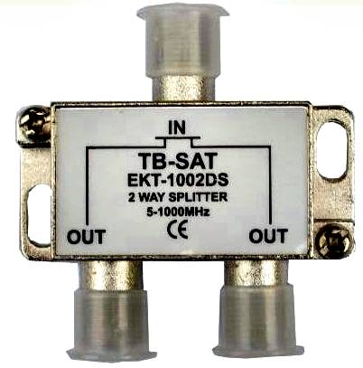 KÁBEL TV ELOSZTÓ 2 UTAS CATV 1000 MHZ