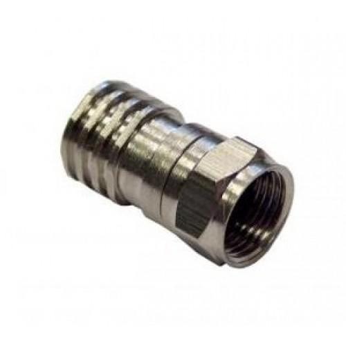 KOAX F-CSATLAKOZÓ RG6 KRIMPELŐS VASTAGBORDÁS