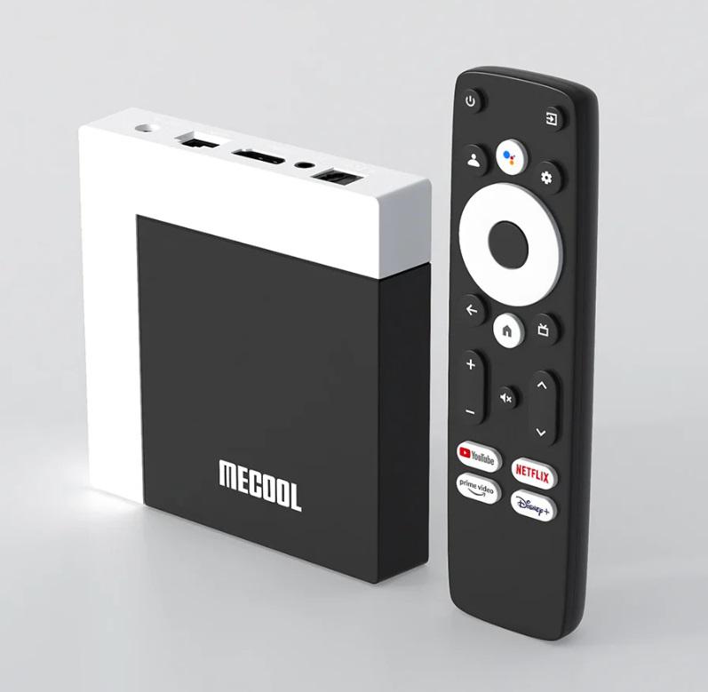 Mecool KM7 Plus 2/8 GB Google TV box TV okosító