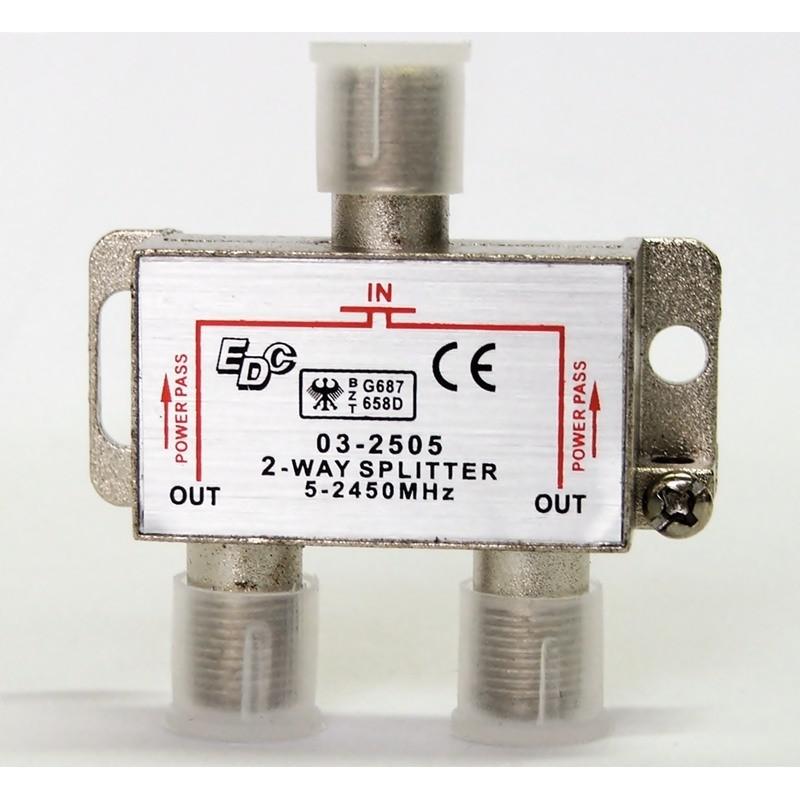 MŰHOLD ELOSZTÓ 2 UTAS SAT 2500 MHZ