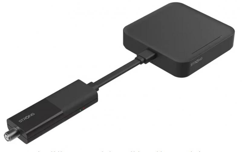 Strong SRT427 4K Google TV 2-in-1 SMART TV Box és műholdvevő egyben