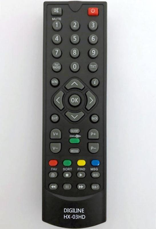 TÁVIRÁNYÍTÓ DIGI TV HUMAX DIGI+C HD4 KÁBELES BELTÉRI EGYSÉGHEZ