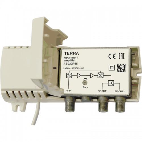 TERRA AS039R65 ANTENNA KÁBEL TV  ERŐSÍTŐ 2-ES ELOSZTÓVAL
