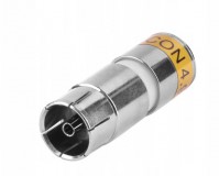 Cabelcon RG6 IEC kompressziós csatlakozó aljzat (anya) 4,9 mm