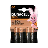 DURACELL PLUS LR6/AA MN1500 alkáli elem (4 darabos szett)