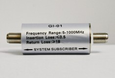 FÖLDHUROK LEVÁLASZTÓ ISOLATOR 75Ω GI-01