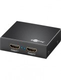 Goobay 58977 HDMI elosztó, 1 Be/2 Ki (Full HD)