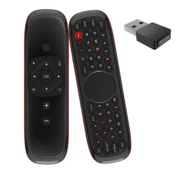 WeChip W2 Air Mouse okos távirányító QWERTY billentyűzettel