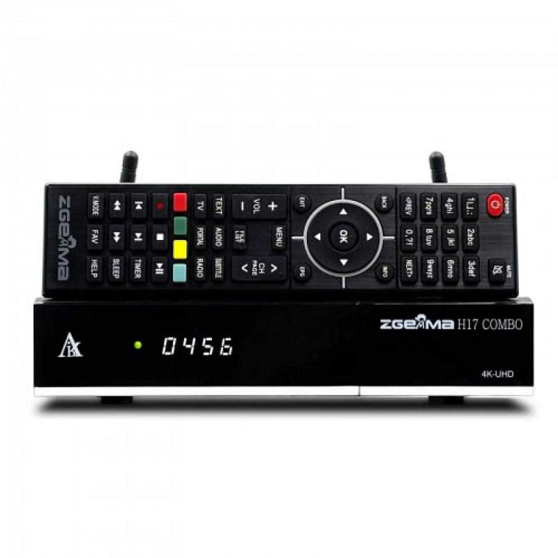 Zgemma H17 Combo 4K UHD DVB-S2X/T2/C Enigma2 vevő