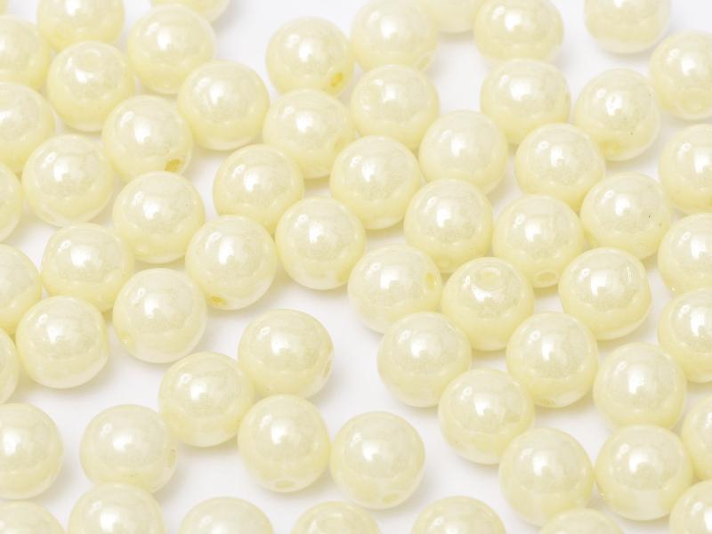 4 mm Chalk White Cream Luster