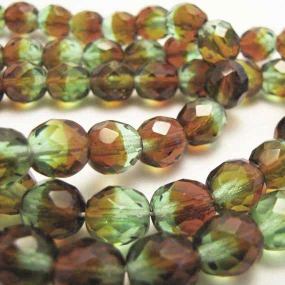 8mm green/brown
