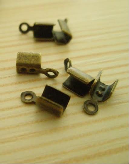Bőrvég réz színű 2,5x5mm