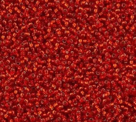 Flame Red Silver Lined