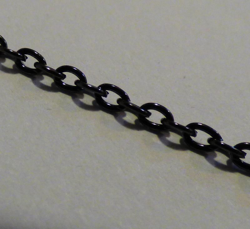 Lánc 'fekete01' nikkelmentes