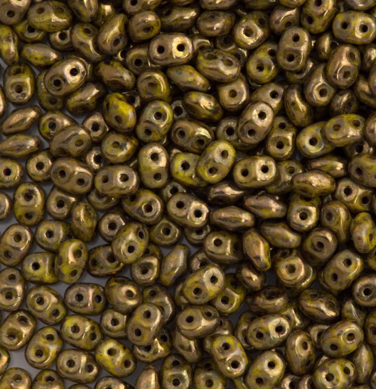Miniduo opaque yellow bronze picasso