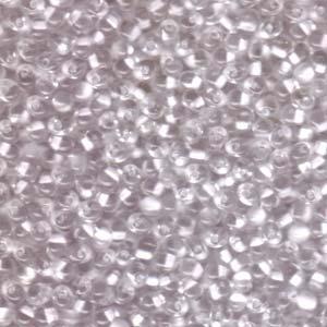 White lined crystal