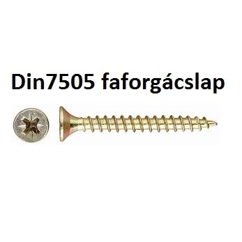 DIN7505 4x25 faforgács tm. horg