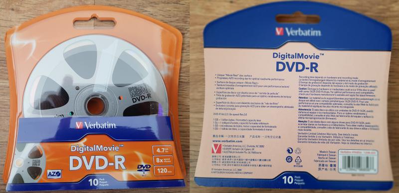 DVD lemez Verbatim DVD-R 10db-os