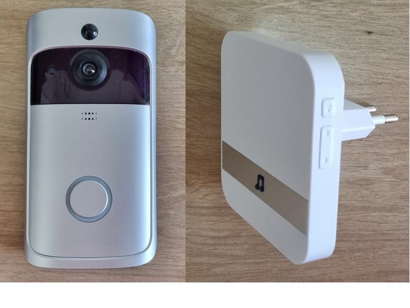 Kaputelefon Vezeték Nélküli HD Videó + 1db beltéri (max.10db) +androidra